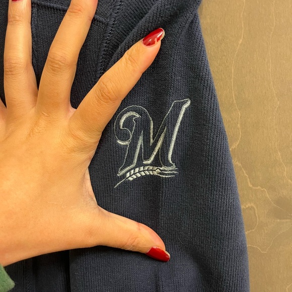 Tommy Bahama Brewers Zip Up - Picture 2 of 3